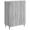 vidaXL Strani &scaron;al Siva Sonoma 66 x 34,5 x 92 cm Inženirski les