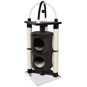 415643 Kerbl Cat Tree "Onyx" Black and White 81507