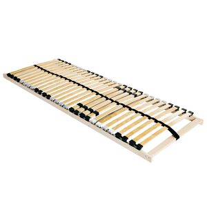 vidaXL Lamelni podstavek Rjava 70 x 190 cm Trda bukovina