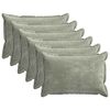 vidaXL Prevleka za blazino 6 kos HOUTEN Zelena 50 x 80 cm