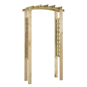 vidaXL Obok z mrežo 110x60x210 cm impregnirana trdna borovina