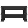 vidaXL Pisalna miza črna 140x50x75 cm inženirski les