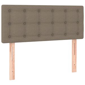 vidaXL Posteljno vzglavje taupe 90x5x78/88 cm blago