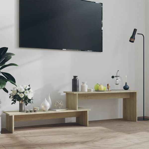 vidaXL TV omarica sonoma hrast 180x30x43 cm iverna plošča