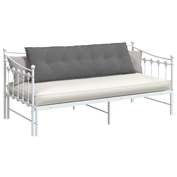 vidaXL Poglavni vzglavnik Temno siva 160 x 50 cm Mikrofiber tkanina