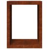 vidaXL Stojalo za drva 60x40x80 cm Vremensko odporno jeklo