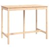 vidaXL Barska miza 140x80x110 cm trdna borovina