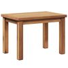 vidaXL Klubska miza Rjava 50 x 35 x 36 cm Trden tikov les