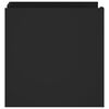 vidaXL Nočna omarica črna 45x50x50 cm inženirski les