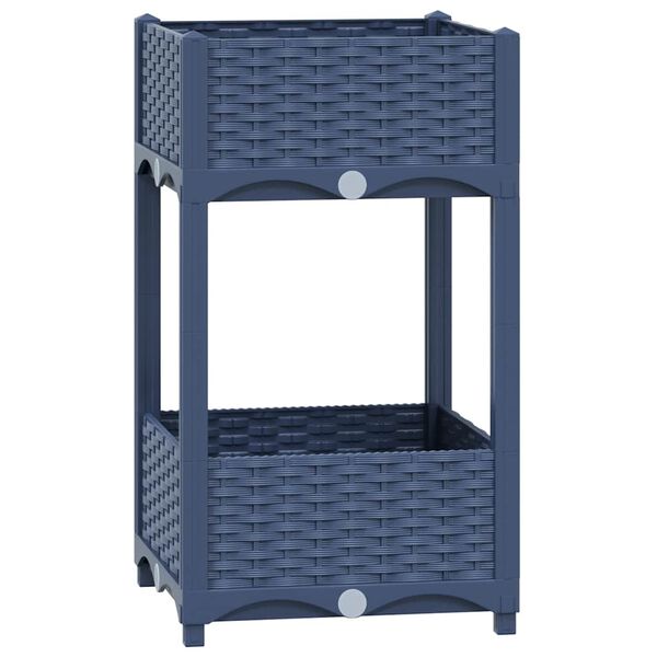 vidaXL Visoka greda 40x40x71 cm polipropilen