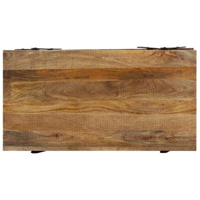 vidaXL Klubska mizica 115x60x40 cm trden mangov les