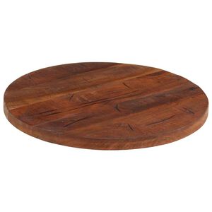 vidaXL Mizna plo&scaron;ča &Oslash; 40x3,8 cm okrogla trden predelan les