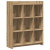 vidaXL Knjižna omara 9 nivojev 87,5 x 30 x 111 cm Inženirski les