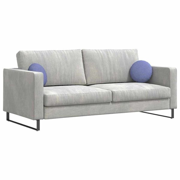 vidaXL Sedežne blazine 2 pcs Jeans modra &Oslash;30 x 13 cm blago