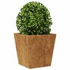 vidaXL Garden Planter 40x40x40 cm Vremensko odporno jeklo