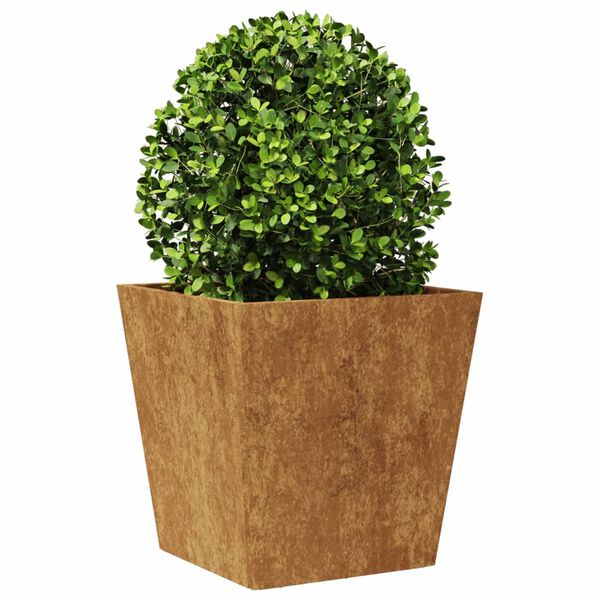 vidaXL Garden Planter 40x40x40 cm Vremensko odporno jeklo