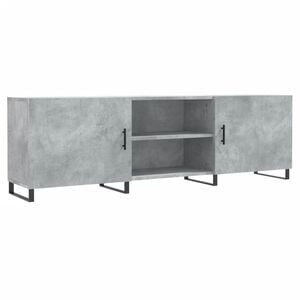 vidaXL TV omarica betonsko siva 150x30x50 cm inženirski les