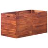 vidaXL Visoka greda iz akacijevega lesa 100x50x50 cm