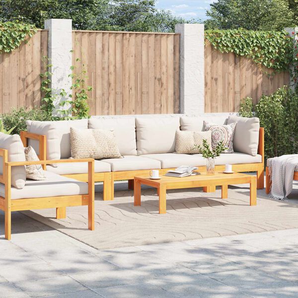 vidaXL Preproge za povr&scaron;ine Kvadrat PALMERAS Bež 240 x 240 cm