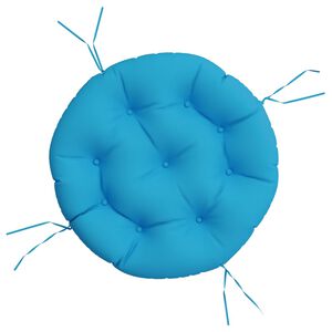 vidaXL Okrogla blazina svetlo modra &Oslash; 60 x 11 cm oxford tkanina