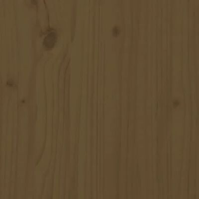 vidaXL Posteljno vzglavje medeno rjavo 96x4x100 cm trdna borovina