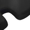 vidaXL Blazina za sedež Enobarvna Črna 47 x 36,5 x 8 cm Spominska pena