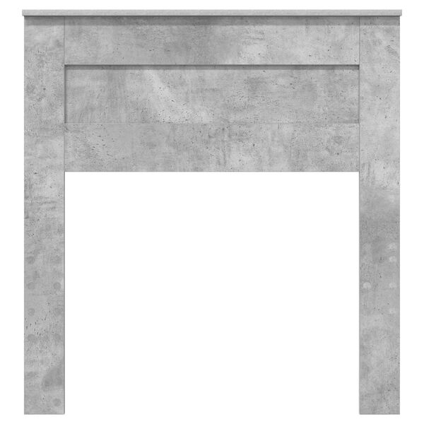 vidaXL Vzglavje Betonsko siva 90 cm Konstruiran les