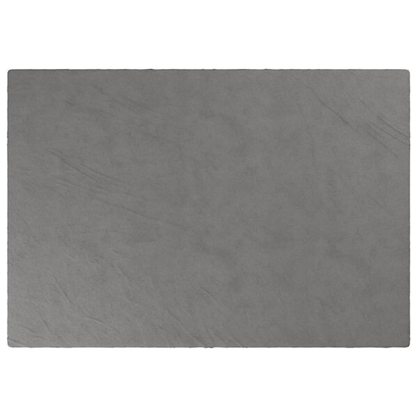 vidaXL Obtežena odeja s prevleko siva 137x200 cm 10 kg blago