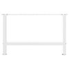vidaXL Noge za klubsko mizico bele barve 2 kosa 70 x (42-43) cm jeklo