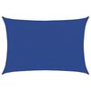 vidaXL Senčno jadro 160 g/m&sup2; pravokotno modro 5x6 m HDPE