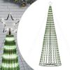 vidaXL LED božično drevo 688 LED hladno bele 300 cm