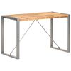 vidaXL Jedilna miza 120x60x75 cm trden robusten mangov les