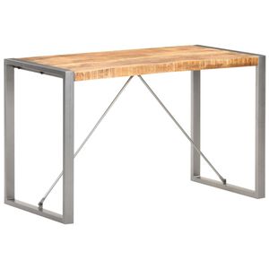 vidaXL Jedilna miza 120x60x75 cm trden robusten mangov les