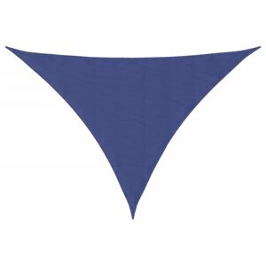 vidaXL Senčno jadro oksford blago trikotno 2,5x2,5x3,5 m modro