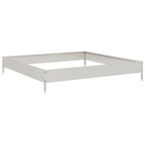 vidaXL Vrtna visoka greda 100x100x18,5 cm nerjaveče jeklo