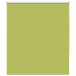 vidaXL Rolo zatemnitvena zavesa z listi zelene barve 140x130 cm, &scaron;irina blaga 136,6 cm, poliester