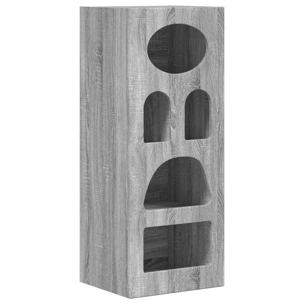 vidaXL Strani &scaron;al Siva Sonoma 40 x 35 x 100,5 cm Konstruiran les