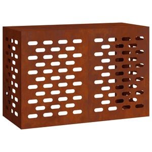 vidaXL Prekrivalo za klimatsko napravo Rjav 90 x 40 x 60 cm