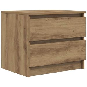 vidaXL Nočna omarica artisan hrast 50x40x43.5 cm inženirski les
