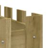 vidaXL Vrtna visoka greda z ograjico 150x50x50cm impregnirana borovina