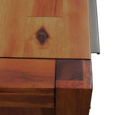 vidaXL Predalnik iz trdnega akacijevega lesa 45x32x115 cm