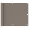vidaXL Balkonsko platno taupe 75x300 cm oksford blago