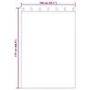 vidaXL Zavese za zatemnitev z obroči 2 pcs Taupe 175 x 140 cm
