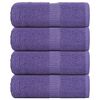 vidaXL Pralne brisače FROGN 4 kosi vijolične 30x30 cm 360 g/m&sup2;
