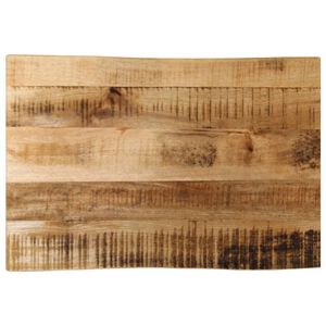 vidaXL Mizna plo&scaron;ča z naravnim robom 50x40x2,5 cm trden robusten mango