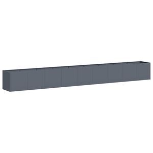 vidaXL Sadilnik Anthracite 360x40x40 cm Hladno valjano jeklo