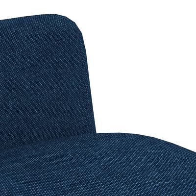 vidaXL Jedilni stoli 6 kosov modro blago