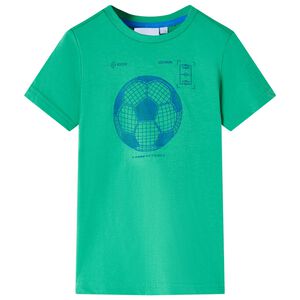 vidaXL Otro&scaron;ka majica s kratkimi rokavi zelena 104