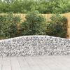 vidaXL Obokane gabion ko&scaron;are 25 kosa 400x50x60/80 cm pocinkano železo