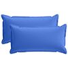 vidaXL Prevleka za blazino 2 kos HOUTEN Kraljevo modra 40 x 80 cm